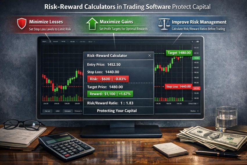 How Risk-Reward Calculators in Trading Software Protect Capital