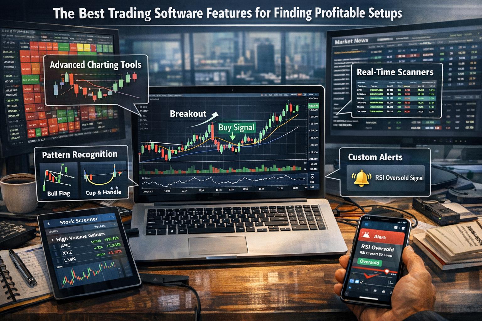 The Best Trading Software Features for Finding Profitable Setups